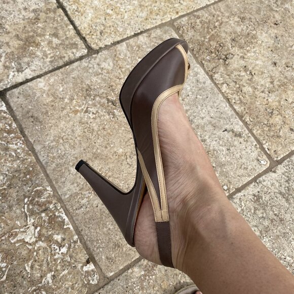 BCBGirls Slingback Open Toe Sandal - Size 7.5 - Picture 4 of 6